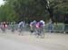 197 Avant dernier tour pour la 3eme categorie, Serge Plasse du VCMB se porte en tete du peloton